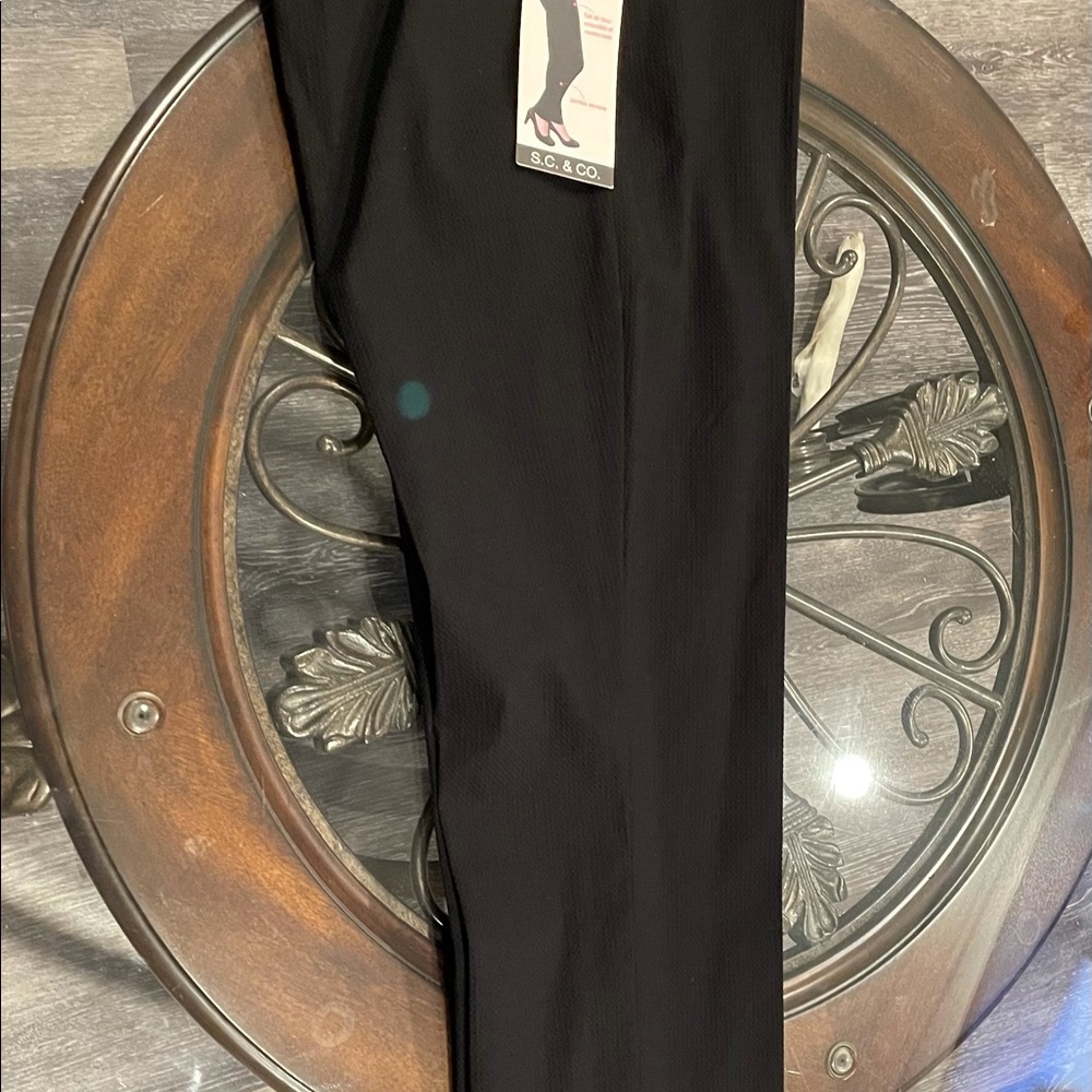 Black ankle length pants